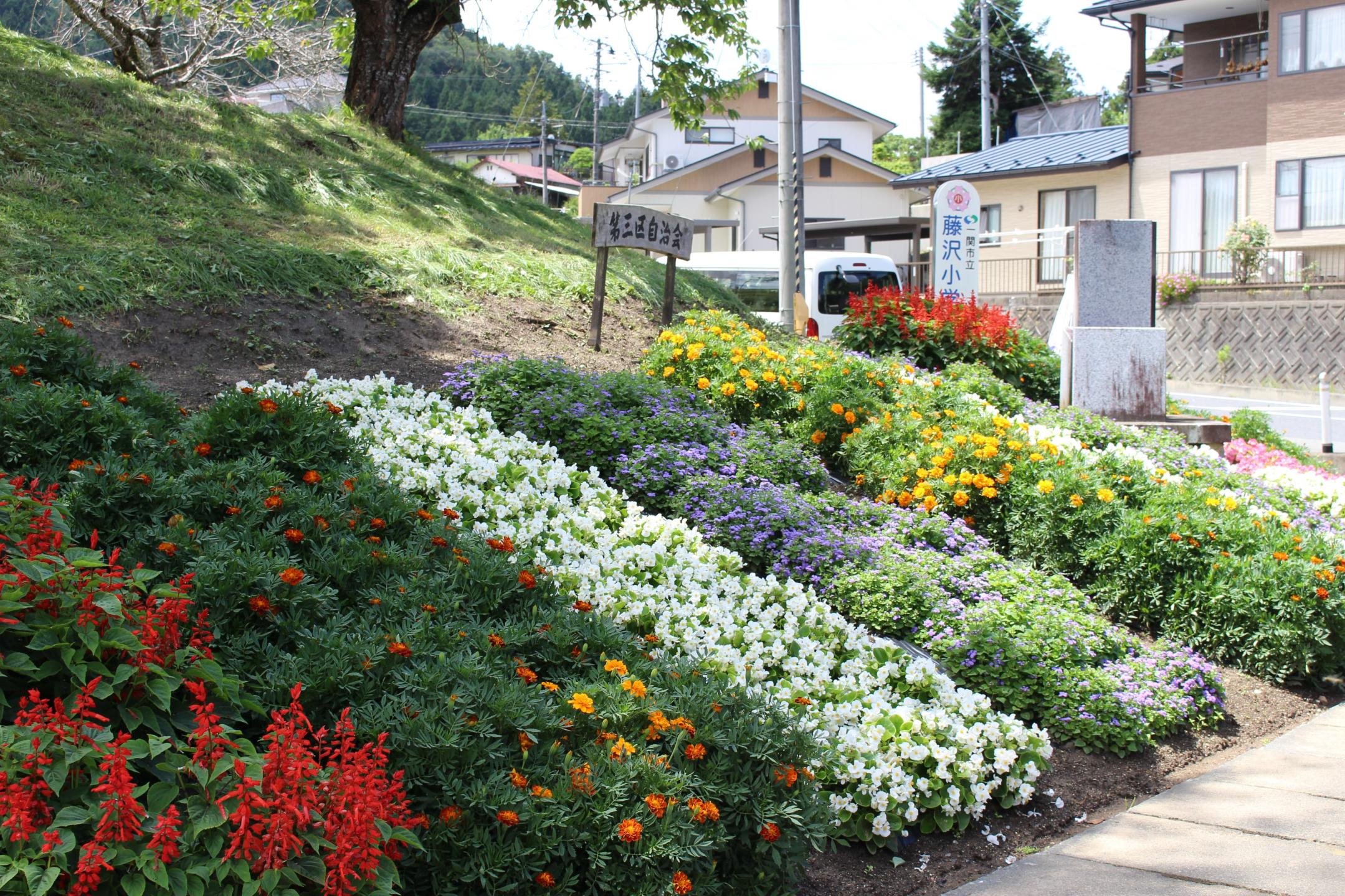 第3区自治会の花壇